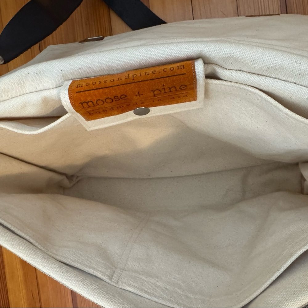 Gray Herringbone Laptop Messenger Bag